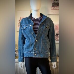 A.P.C. Rue Madame Paris Cotton denim jacket blue wash APC size 34 = US XS
